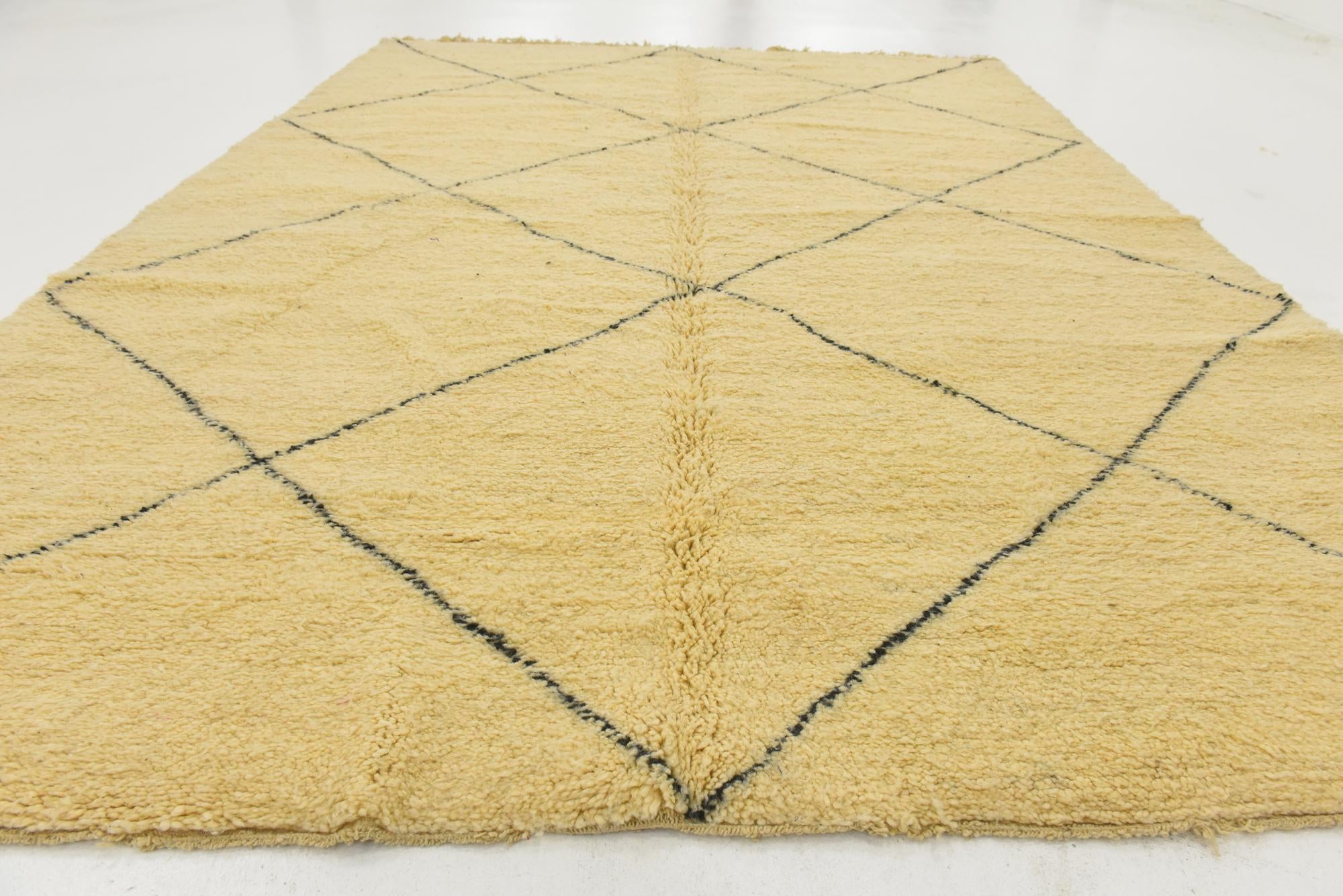 8' 2 x 11' 3 Hand Knotted Moroccan Wool Rug