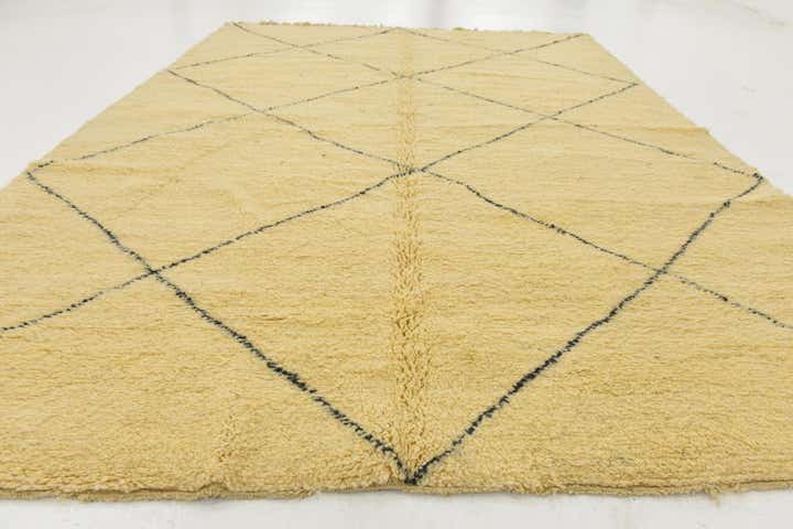 8' 2 x 11' 3 Hand Knotted Moroccan Wool Rug