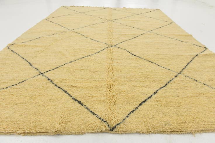 Detail image of 8' 2 x 11' 3 Hand Knotted Moroccan Wool Rug