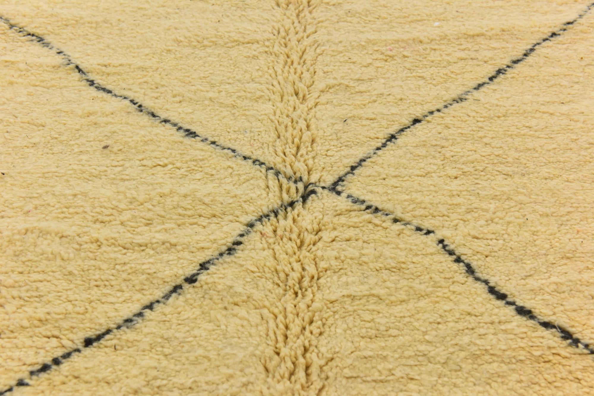 8' 2 x 11' 3 Hand Knotted Moroccan Wool Rug