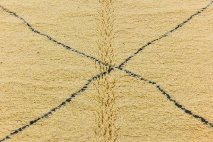 8' 2 x 11' 3 Hand Knotted Moroccan Wool Rug