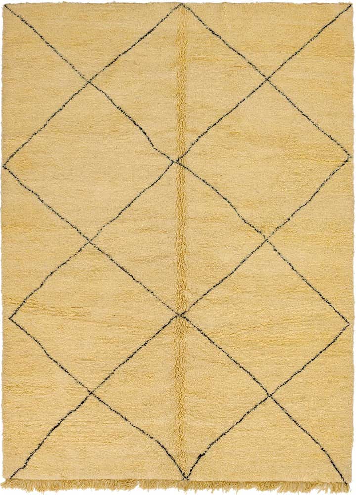 8' 2 x 11' 3 Hand Knotted Moroccan Wool Rug