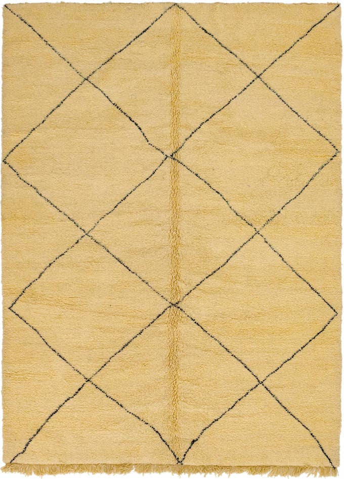 Detail image of 8' 2 x 11' 3 Hand Knotted Moroccan Wool Rug