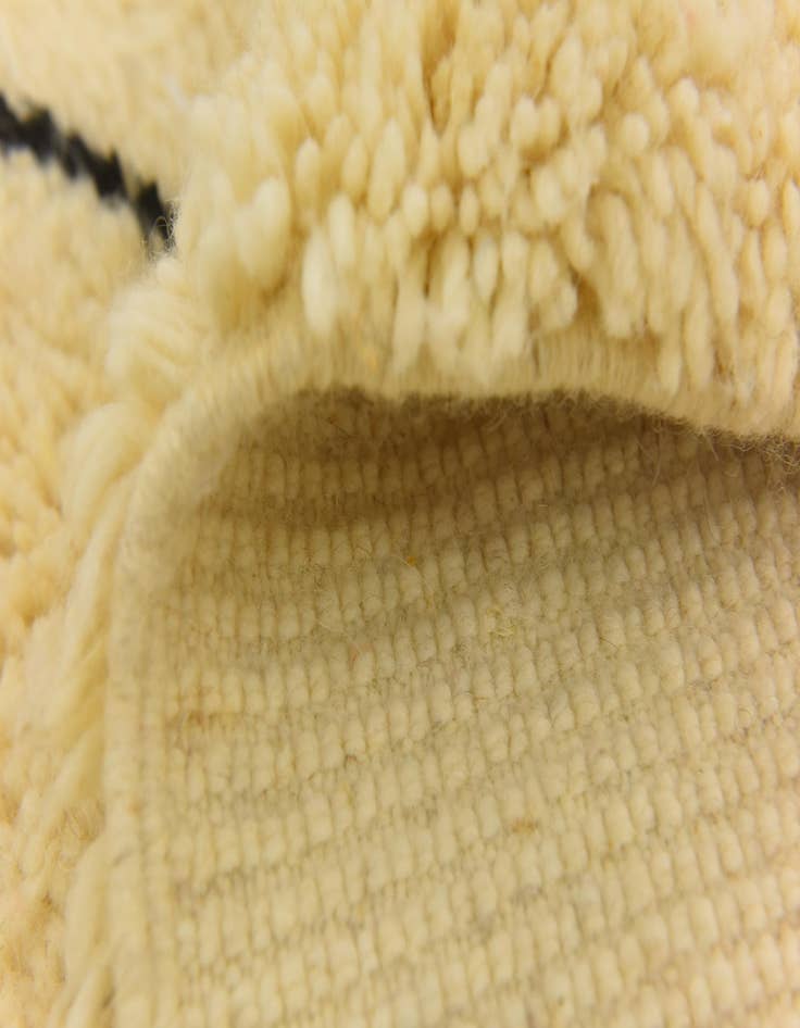 Detail image of 6' 5 x 10' 1  Hand Knotted Moroccan Wool Rug