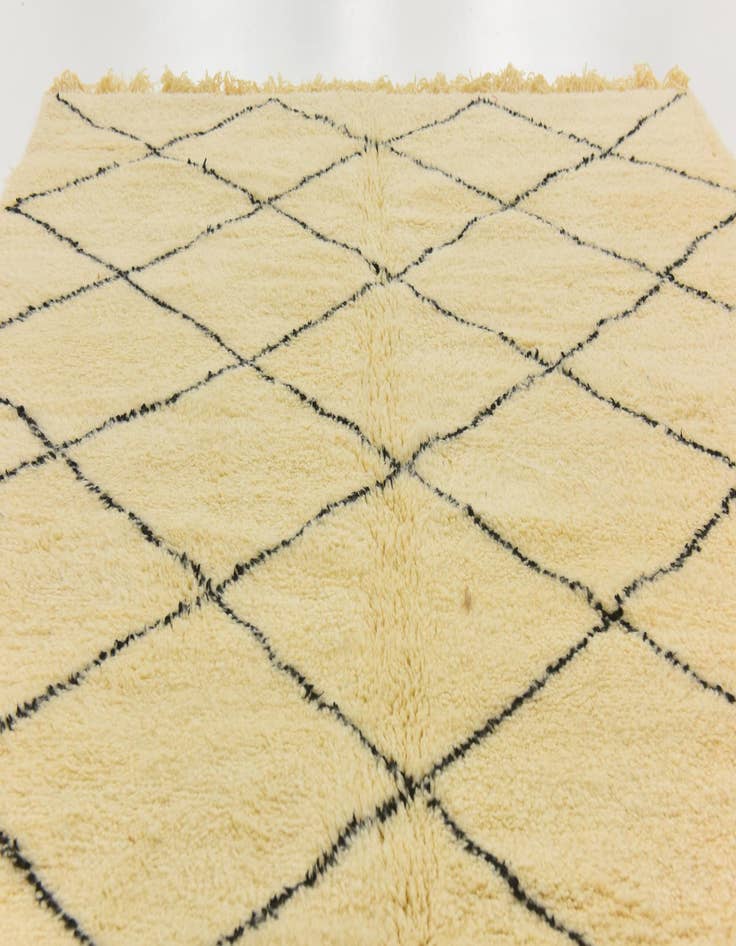 Detail image of 6' 5 x 10' 1  Hand Knotted Moroccan Wool Rug