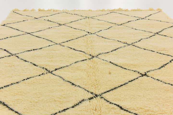 6' 5 x 10' 1 Hand Knotted Moroccan Wool Rug