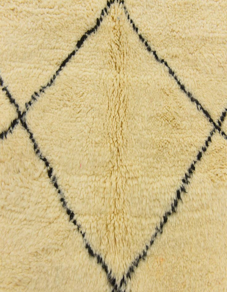 Detail image of 6' 5 x 10' 1  Hand Knotted Moroccan Wool Rug