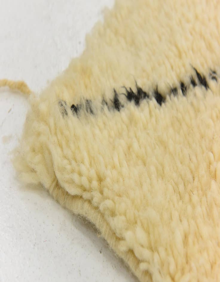 Detail image of 6' 5 x 10' 1  Hand Knotted Moroccan Wool Rug