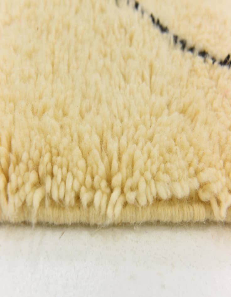 Detail image of 6' 5 x 10' 1  Hand Knotted Moroccan Wool Rug