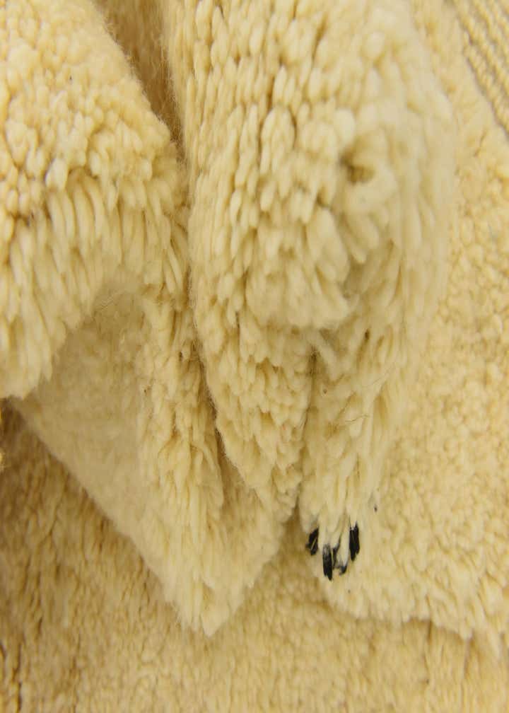 6' 3 x 9' 6 Hand Knotted Moroccan Wool Rug