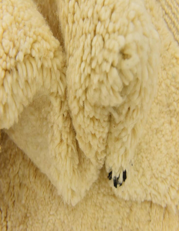 Detail image of 6' 3 x 9' 6  Hand Knotted Moroccan Wool Rug