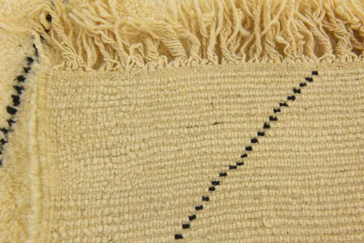 6' 3 x 9' 6 Hand Knotted Moroccan Wool Rug