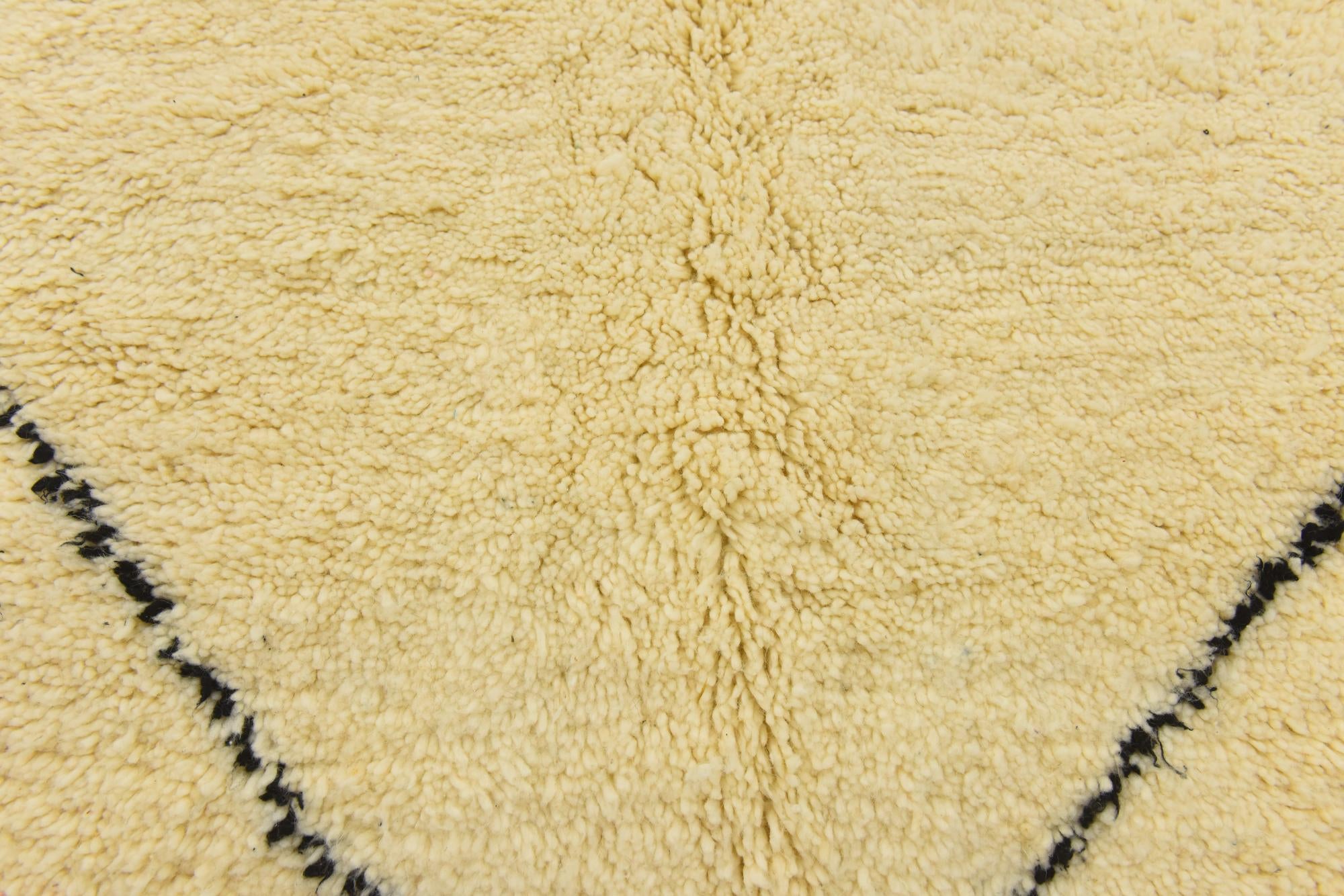 6' 3 x 9' 6 Hand Knotted Moroccan Wool Rug