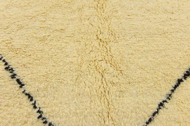 6' 3 x 9' 6 Hand Knotted Moroccan Wool Rug