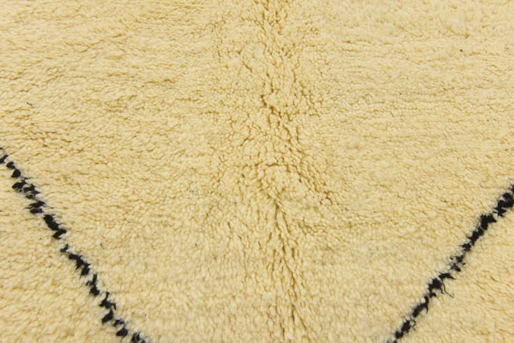 Detail image of 6' 3 x 9' 6 Hand Knotted Moroccan Wool Rug