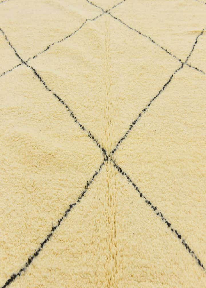 6' 3 x 9' 6 Hand Knotted Moroccan Wool Rug