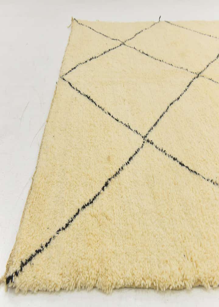 6' 3 x 9' 6 Hand Knotted Moroccan Wool Rug