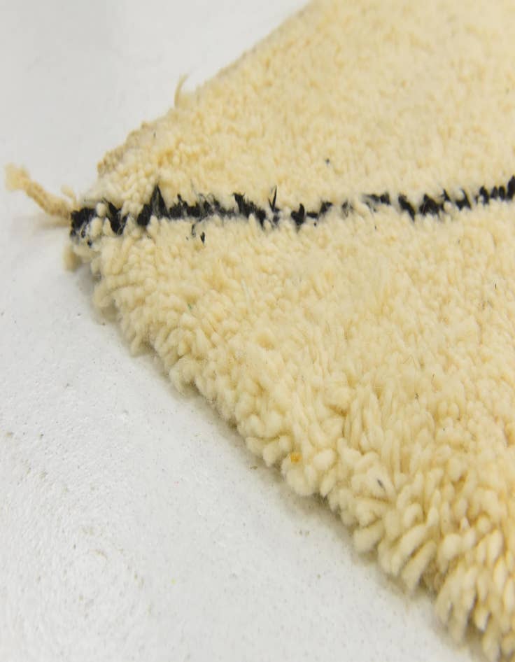 Detail image of 6' 3 x 9' 6  Hand Knotted Moroccan Wool Rug