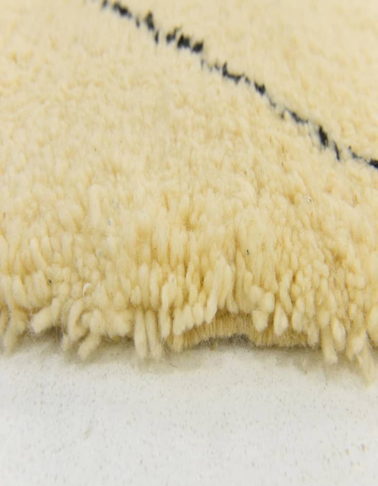 Detail image of 6' 3 x 9' 6  Hand Knotted Moroccan Wool Rug