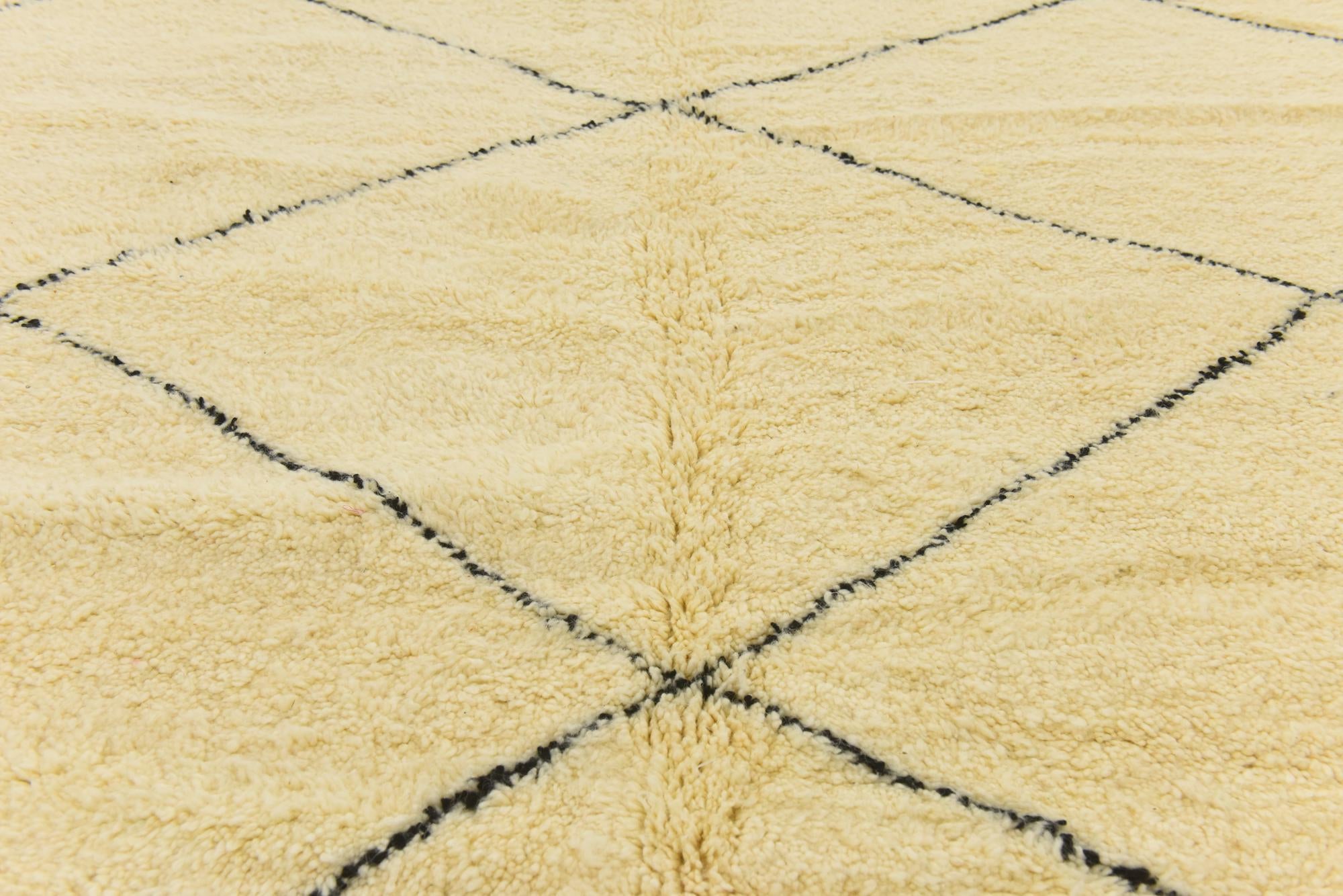 8' 8 x 11' 8 Hand Knotted Moroccan Wool Rug