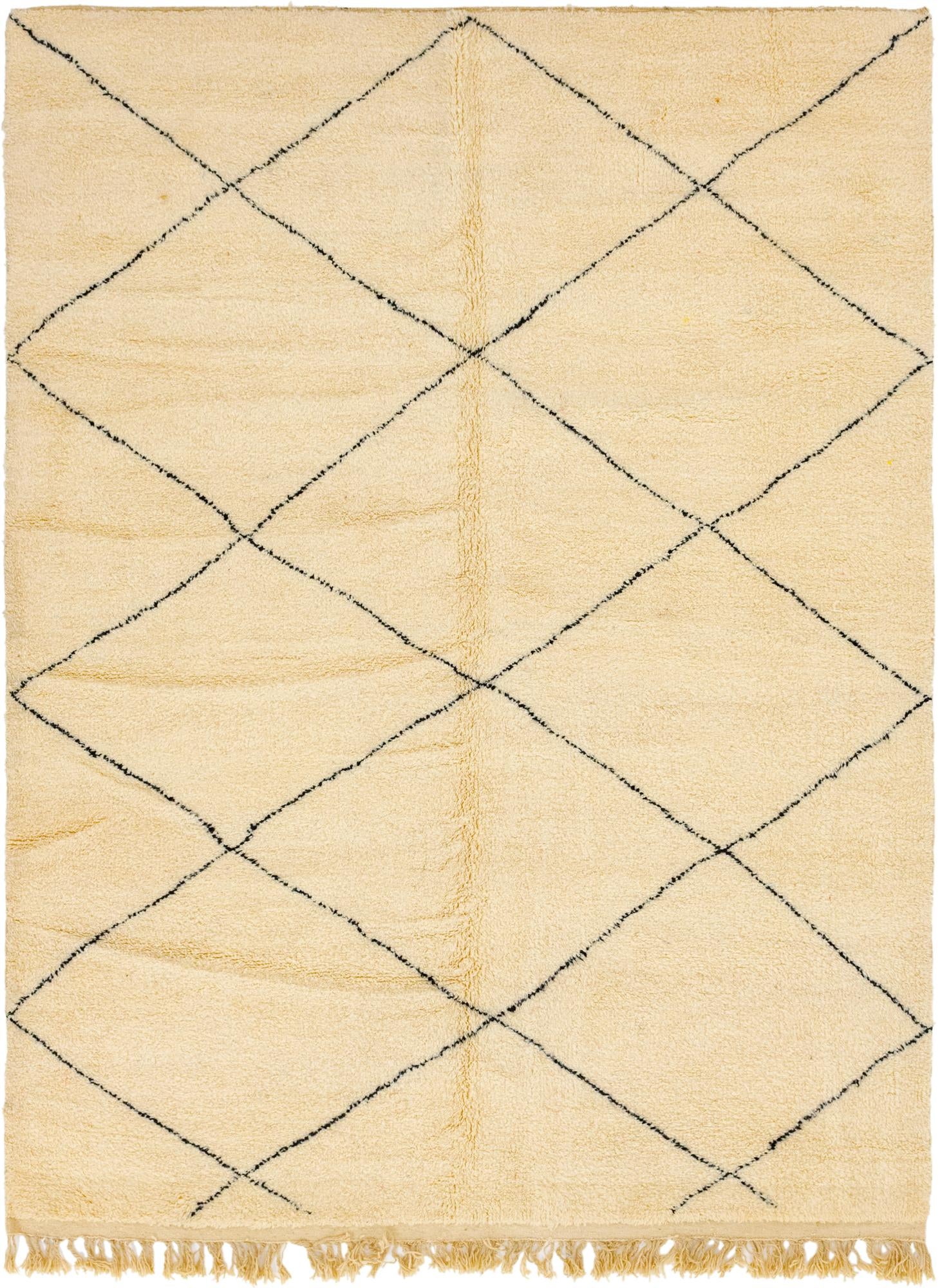 8' 8 x 11' 8 Hand Knotted Moroccan Wool Rug