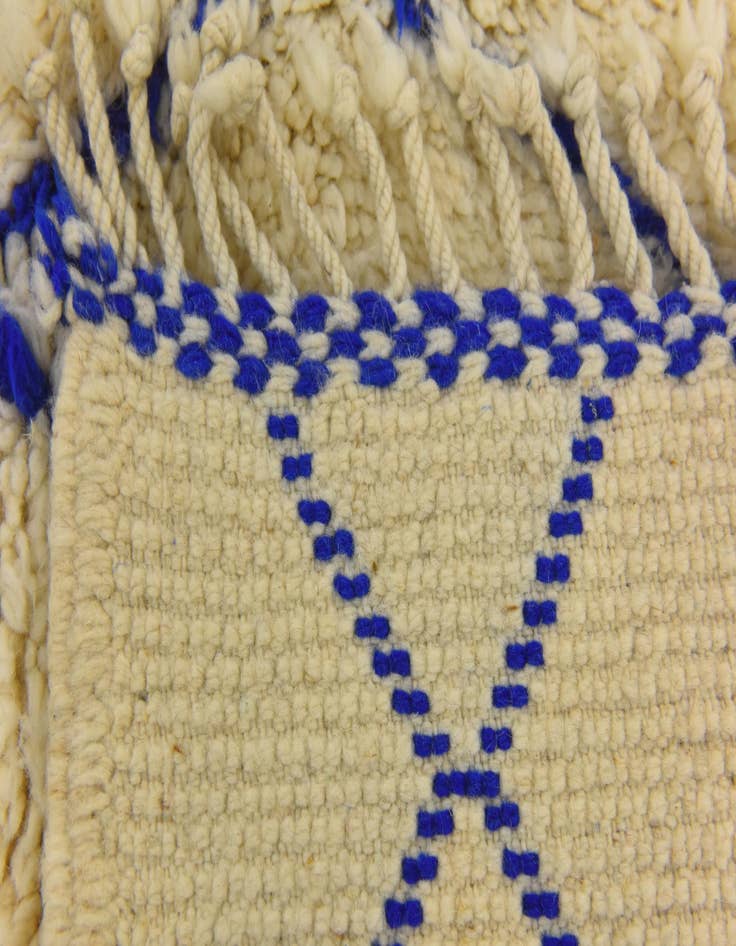 Detail image of 5' 5 x 7' 3  Hand Knotted Moroccan Wool Rug