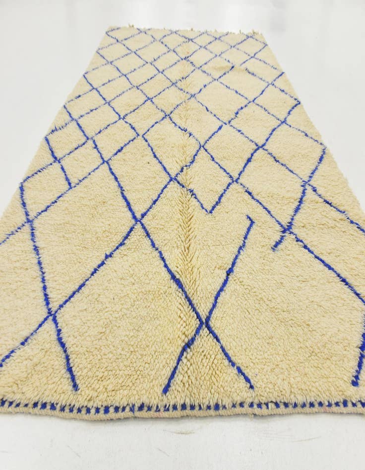 Detail image of 5' 5 x 7' 3  Hand Knotted Moroccan Wool Rug