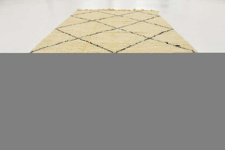 4' 10 x 8' 5 Hand Knotted Moroccan Wool Rug