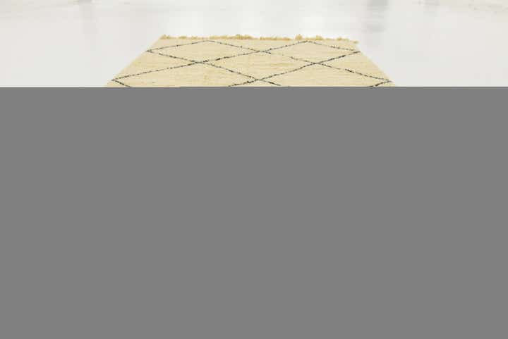 4' 10 x 8' 5 Hand Knotted Moroccan Wool Rug