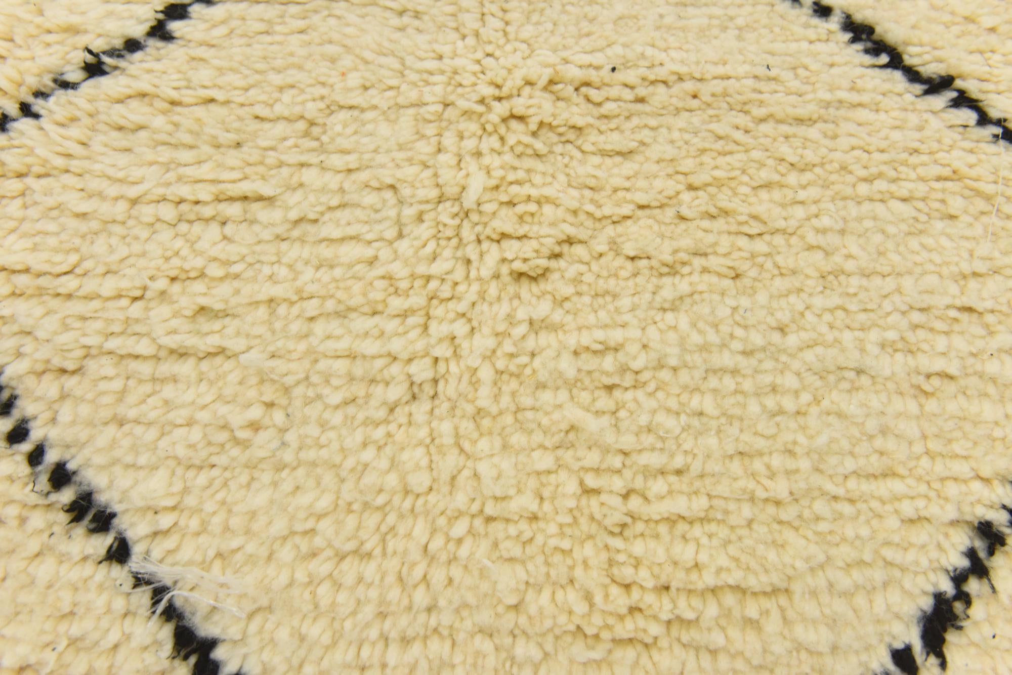 4' 10 x 8' 5 Hand Knotted Moroccan Wool Rug