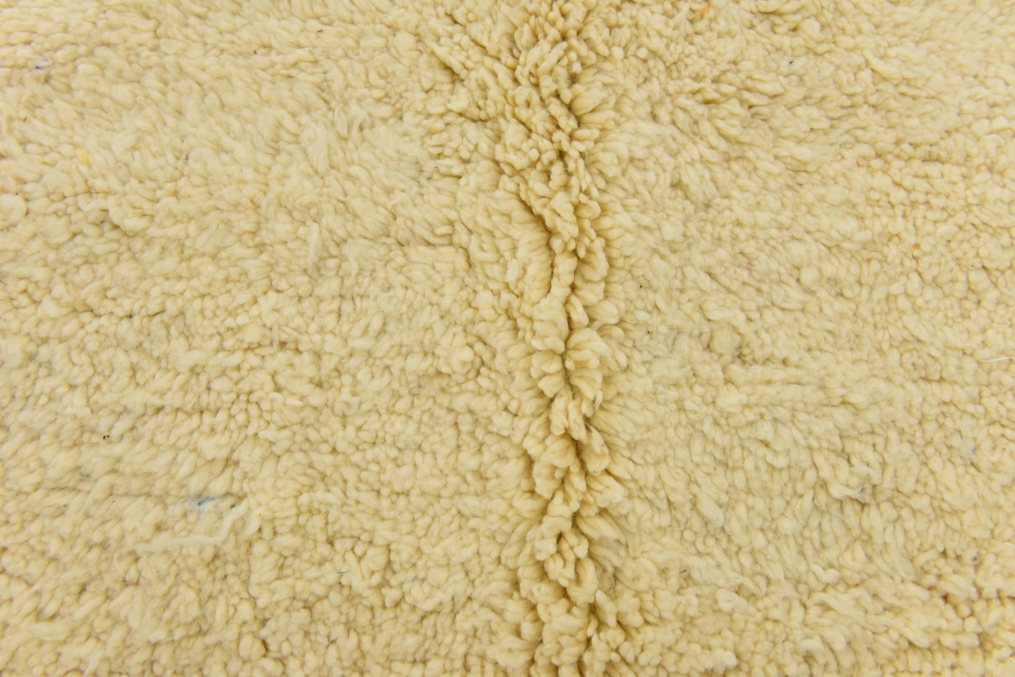 6' 11 x 9' 5 Hand Knotted Moroccan Wool Rug