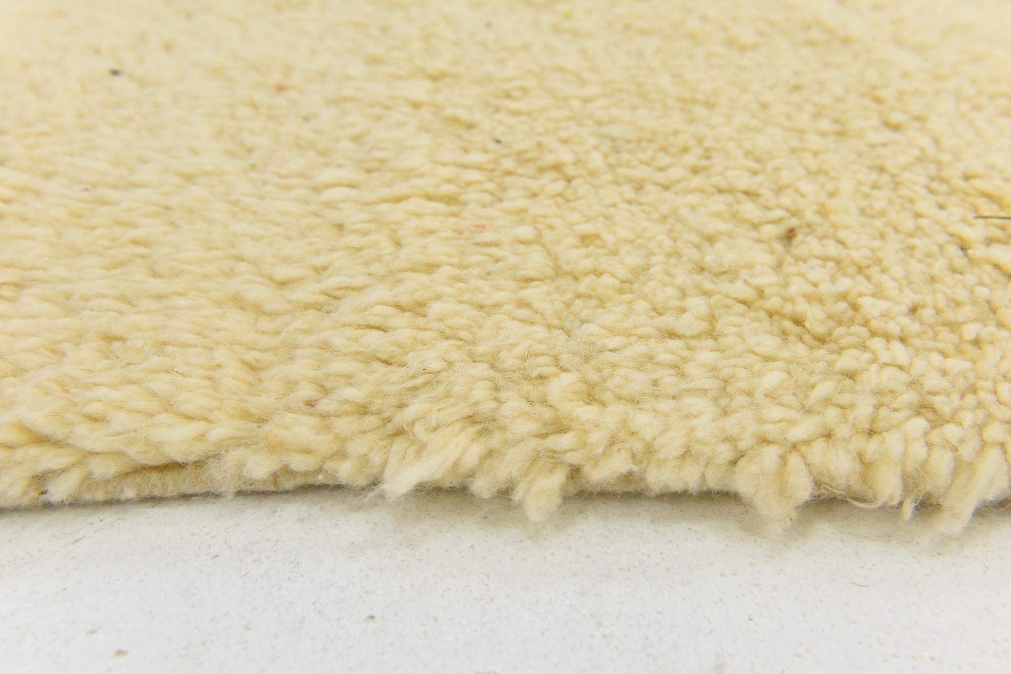 6' 11 x 9' 5 Hand Knotted Moroccan Wool Rug