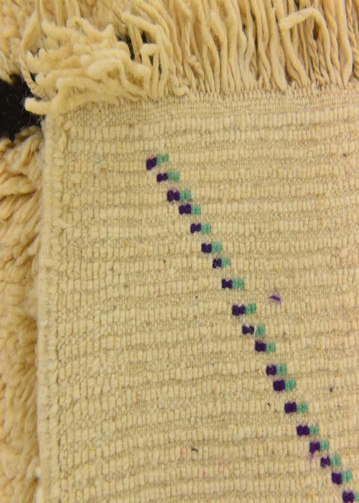 6' 8 x 9' 7 Hand Knotted Moroccan Wool Rug