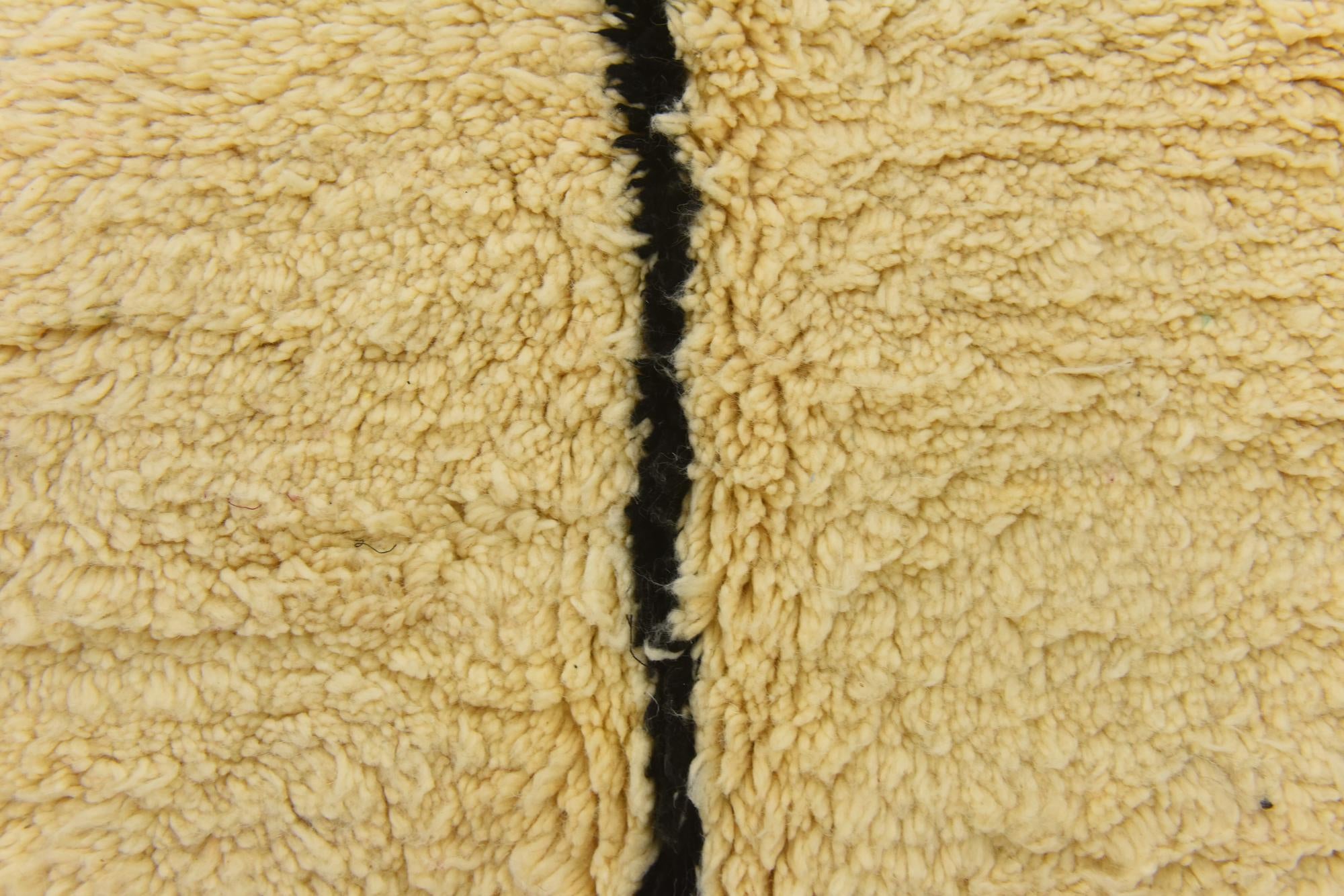 6' 8 x 9' 7 Hand Knotted Moroccan Wool Rug