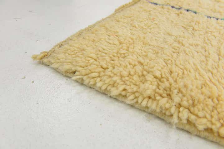 6' 8 x 9' 7 Hand Knotted Moroccan Wool Rug