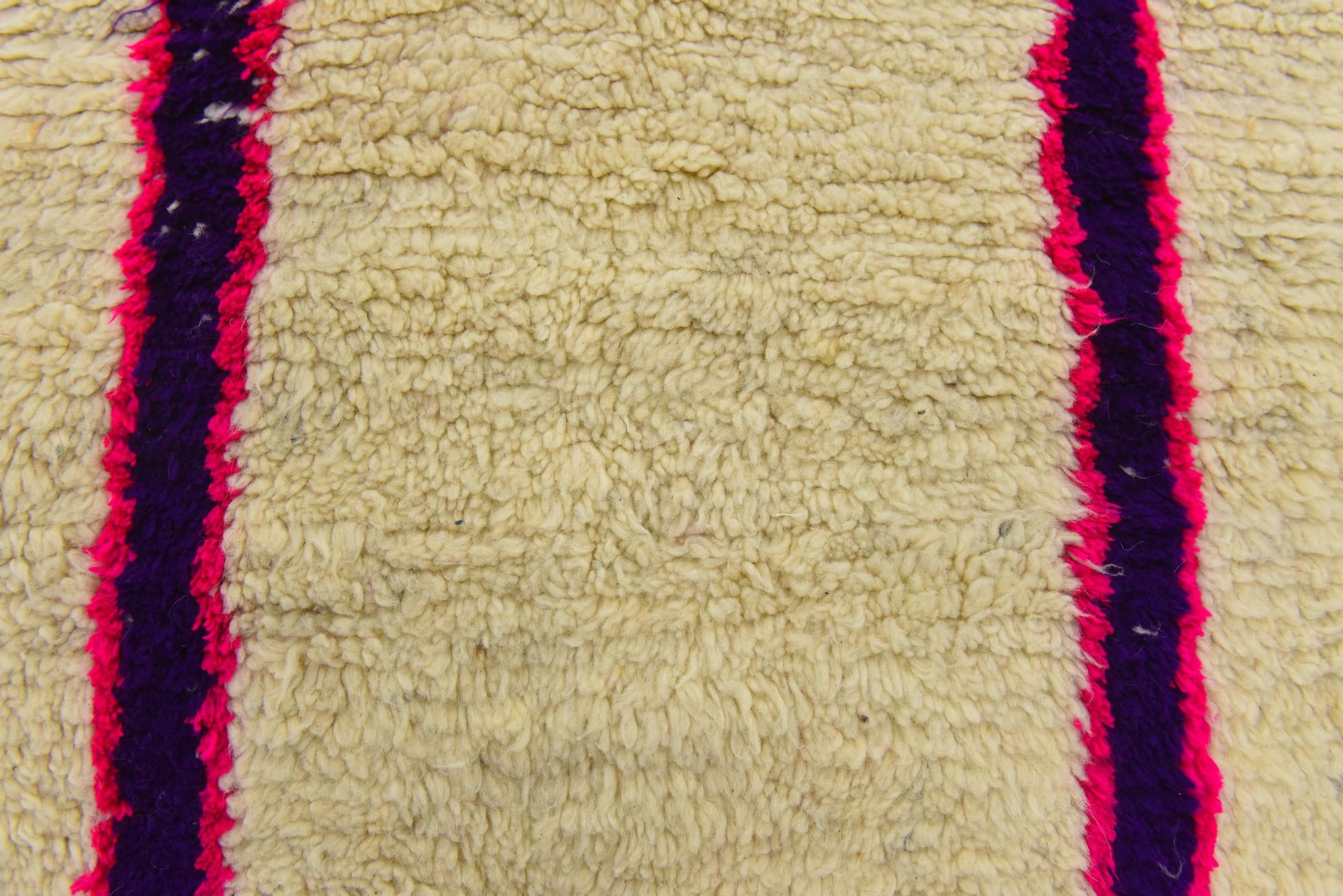 3' 4 x 4' 10 Hand Knotted Moroccan Wool Rug