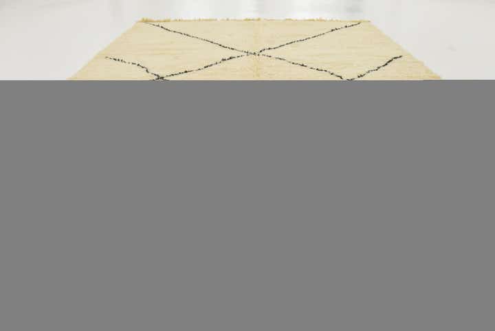 7' x 9' 8 Hand Knotted Moroccan Wool Rug