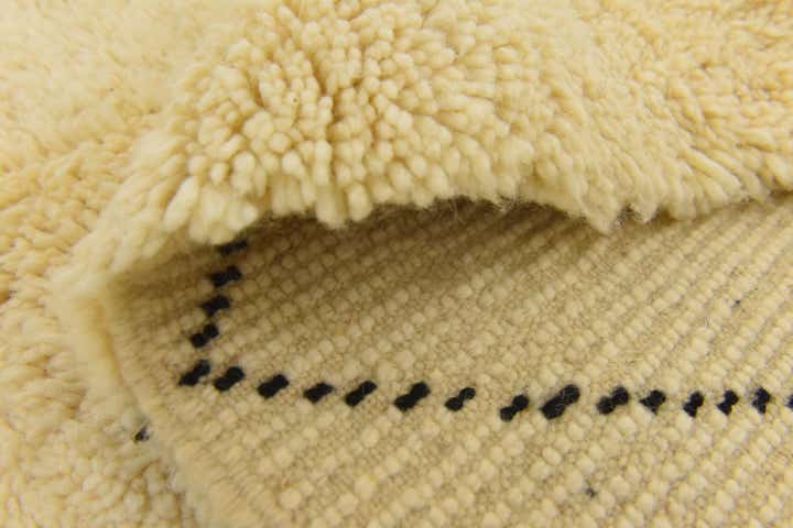 6' 5 x 9' 10 Hand Knotted Moroccan Wool Rug