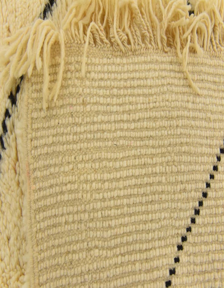 Detail image of 6' 5 x 9' 10  Hand Knotted Moroccan Wool Rug