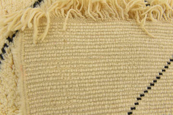 6' 5 x 9' 10 Hand Knotted Moroccan Wool Rug