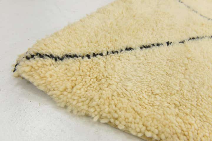 6' 5 x 9' 10 Hand Knotted Moroccan Wool Rug