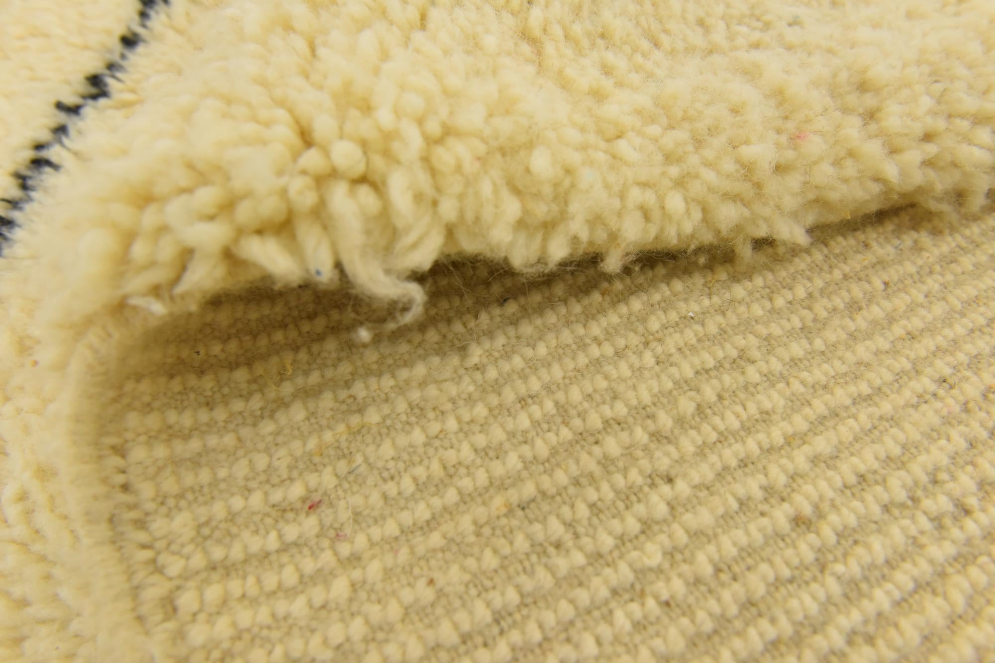 6' 10 x 10' Hand Knotted Moroccan Wool Rug