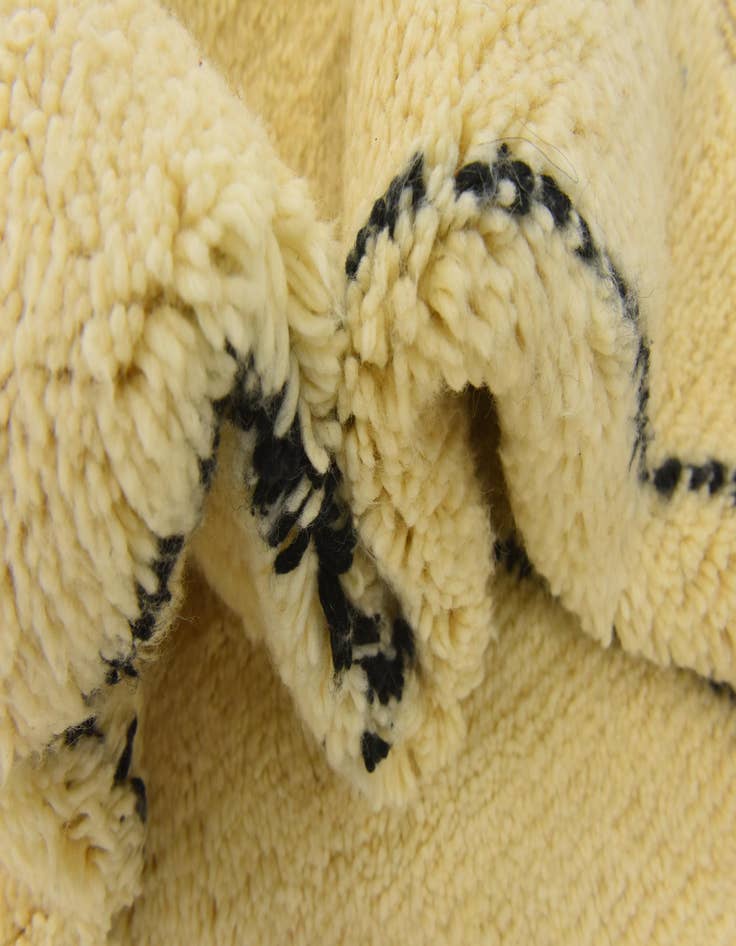 Detail image of 6' 10 x 10'  Hand Knotted Moroccan Wool Rug