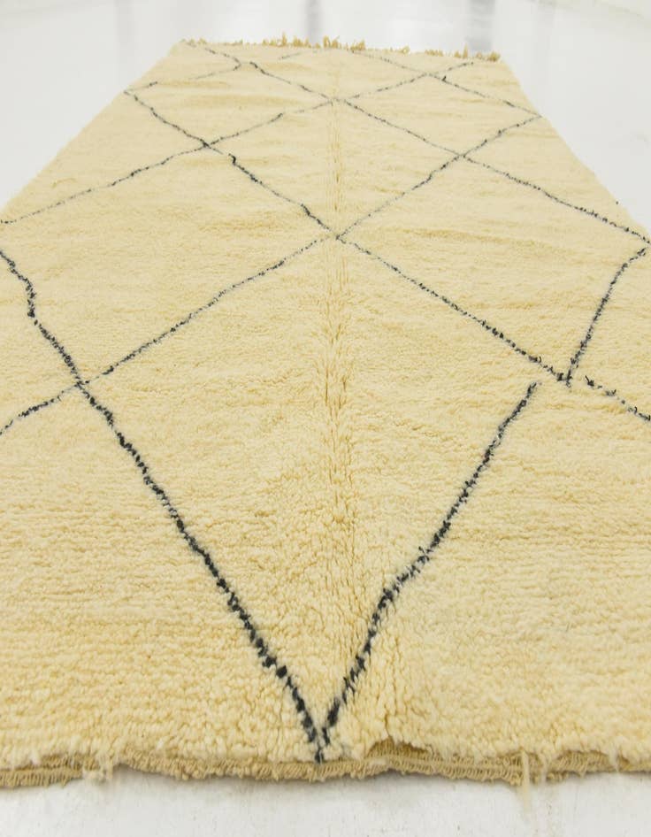 Detail image of 6' 10 x 10'  Hand Knotted Moroccan Wool Rug