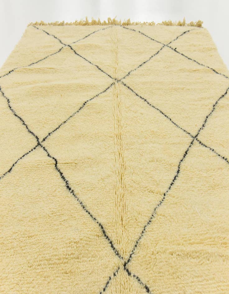 Detail image of 6' 10 x 10'  Hand Knotted Moroccan Wool Rug