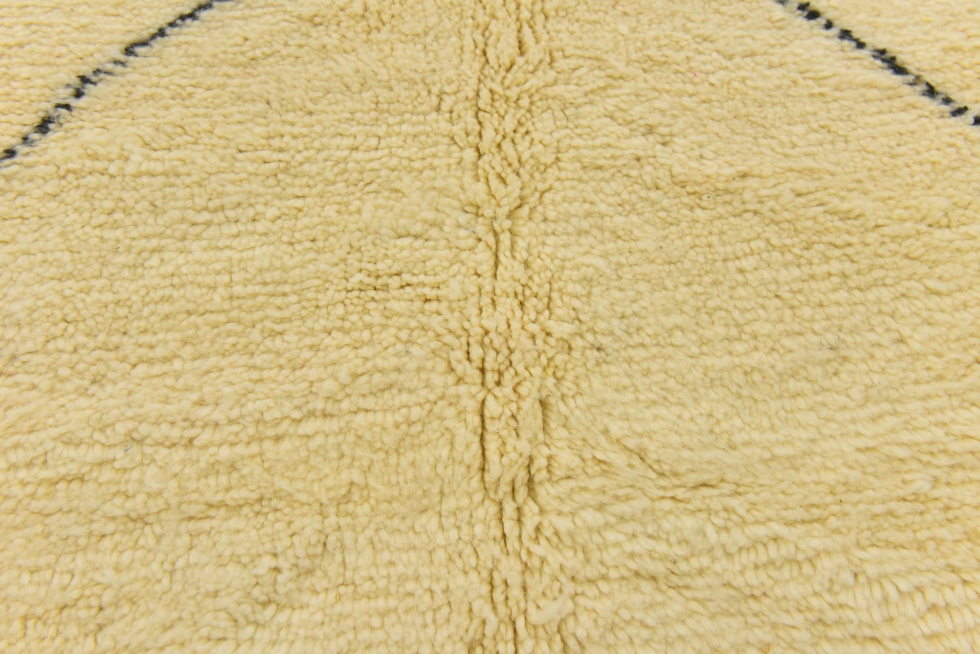 6' 10 x 10' Hand Knotted Moroccan Wool Rug