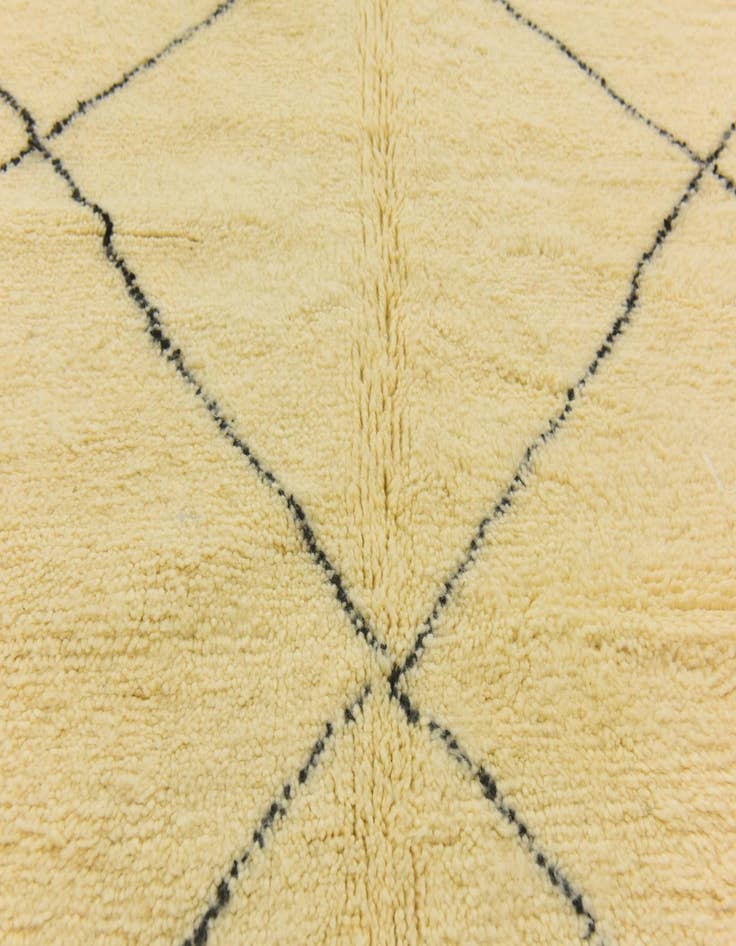 Detail image of 6' 10 x 10'  Hand Knotted Moroccan Wool Rug