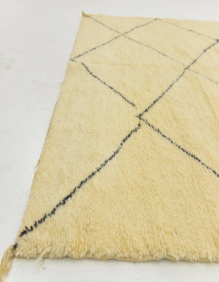 Detail image of 6' 10 x 10'  Hand Knotted Moroccan Wool Rug