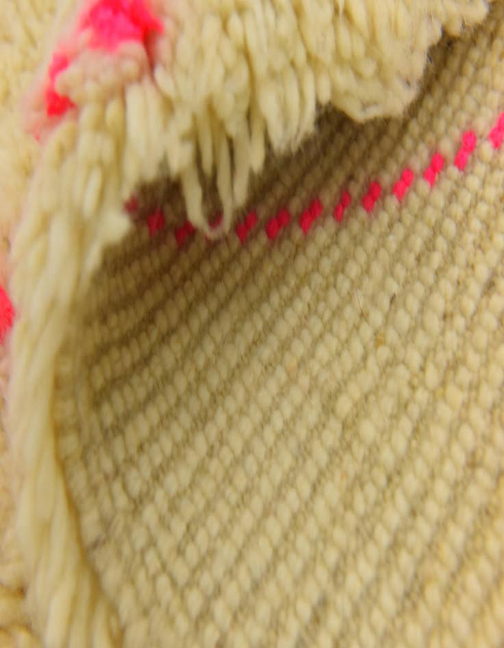 Detail image of 3' 2 x 5' 2  Hand Knotted Moroccan Wool Rug