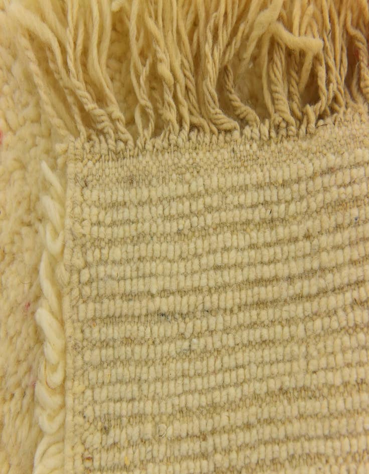 Detail image of 3' 2 x 5' 2  Hand Knotted Moroccan Wool Rug